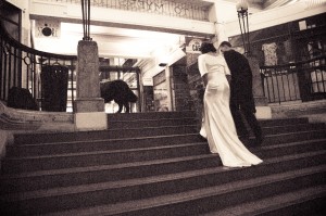 wedding walk away
