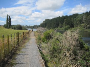 Sometimes the trails are smooth and flat