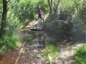 Plenty of shallow stream crossings at Hunua